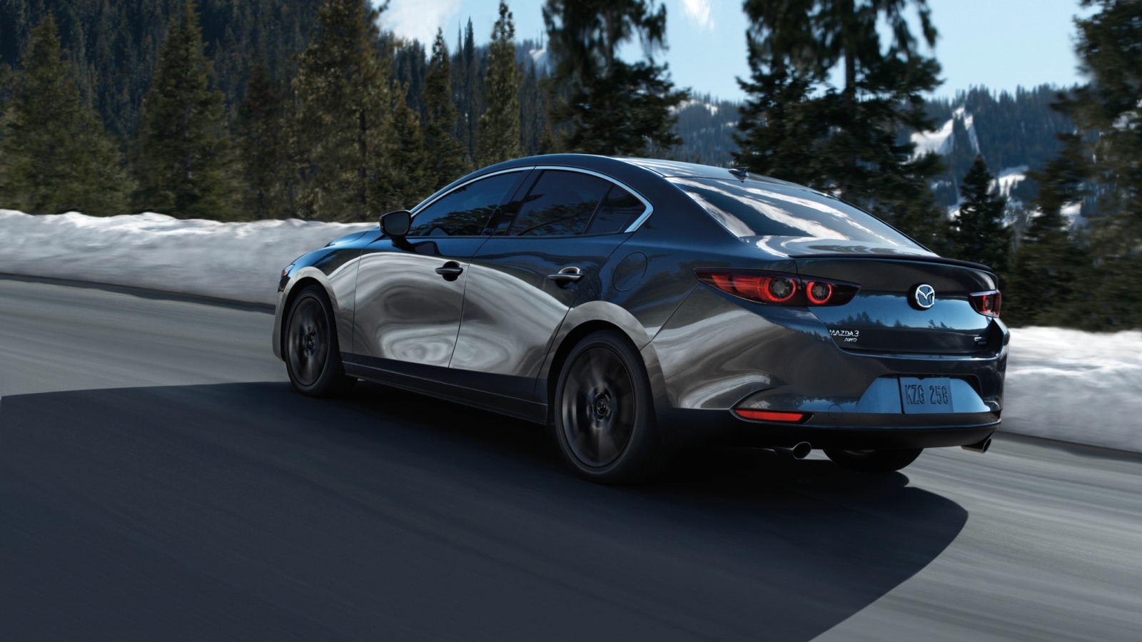 2026 mazda3 driver side rear exterior view